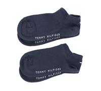 Tommy Hilfiger Unisex - Kinder Sneakersöckchen 2 er Pack 301390, Gr. 39-42, Blau (563 midnight blue)