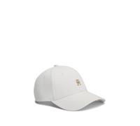 Tommy Hilfiger Damen Cap Elevated Chic mit Logo, Weiß (Ecru), Einheitsgröße