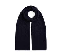 Tommy Hilfiger - Schal Th Flag Cable Knit S AM0AM13596 - blau - Größe T.U