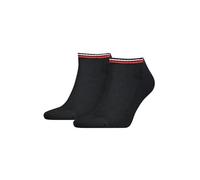 Tommy Hilfiger Unisex Sneaker Socken, Schwarz, 43/46 (2er Pack)