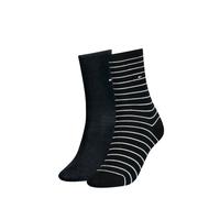 TH WOMEN SOCK 2P SMALL STRIPE 35-38