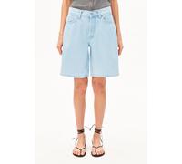 THAALINA MID WAIST JEANS-SHORTS | 100% recycelte Baumwolle - blau (34)