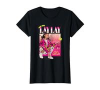 That Girl Lay Lay Glamourous Vintage Portrait T-Shirt, Damen, Schwarz, XS