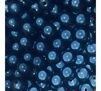 THAYLA 60/100/200/300/600 Stück 4-30 mm Magic Pearls Original, 3D-Illusion reflektierende Magic Perlen, Wunderperlen, Acrylperlen für die Armbänder Schmuckherstellung(Blau Schwarz, 10mm 100Stk)