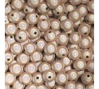 THAYLA 60/100/200/300/600 Stück 4-30 mm Magic Pearls Original, 3D-Illusion reflektierende Magic Perlen, Wunderperlen, Acrylperlen für die Armbänder Schmuckherstellung(Champagnerrose, 4mm 600Stk)