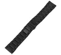 THBGTCNQ Keramik-Uhrenarmband, 18 mm, 20 mm, 22 mm, Schnellverschluss-Uhrenarmband, Herren- und Damen-Universal-Ersatzarmband, geeignet for traditionelle Uhren(Black matte,26mm)