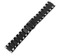 THBGTCNQ Keramik-Uhrenarmband, 18 mm, 20 mm, 22 mm, Schnellverschluss-Uhrenarmband, Herren- und Damen-Universal-Ersatzarmband, geeignet for traditionelle Uhren(Black half matte,26mm)