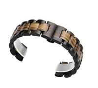 THBGTCNQ Uhrenarmband aus Holz, 22 mm, Schnellverschluss, Holzarmband, Unisex, Ersatzarmband, Faltschließe, geeignet for Smartwatch, traditionelle Uhr(Color D,22mm)