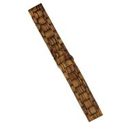 THBGTCNQ Uhrenarmband aus Holz mit Schnellverschluss-Faltschließe aus Edelstahl, Unisex(Brown,22mm)