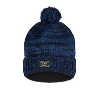 THC Schafwoll Pudelmütze 716 blau | Schafwolle | Strickmütze | Pudelmütze | Woll-Mütze | Schafwollmütze | Wintermütze
