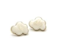 THCBD 10/20pcs 13mm Flower Cloud White Metal Shirt Buttons for Clothing Women Dress Blouse DIY Decorations Sewing Accessories