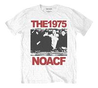 The 1975 T Shirt NOACF Band Logo Nue offiziell Herren Weiß L