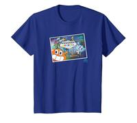 The Amazing World of Gumball Postcard T-Shirt, Kinder, Königsblau, 128