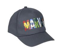 The Avengers Kindermütze - Grau - Größe 54 cm - Hergestellt aus 100% Baumwolle - Superhelden Druck in Marvel Buchstaben - Original Produkt entworfen in Spanien