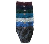The Bakis Undercover Fashion 3/6/9 Stück Herren Slips Unterhosen Baumwolle unifarben Gr.5(S)-13(6XL) (DE/NL/SE/PL, Alphanumerisch, XL, Regular, Regular, 9, Farben gemischt)