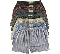 The Bakis Undercover Fashion Herren Boxershorts Short Unterhosen mit Eingriff in Normalgröße und Übergröße Gr.5(S)-13(6XL) meliert (DE/NL/SE/PL, Alphanumerisch, XL, Regular, Regular, 6, meliert)