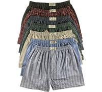 The Bakis Undercover Fashion Herren Boxershorts Short Unterhosen mit Eingriff in Normalgröße und Übergröße Gr.5(S)-13(6XL) meliert (DE/NL/SE/PL, Alphanumerisch, M, Regular, Regular, 6, meliert)
