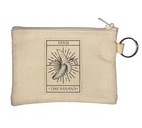The Banana 27 Tarotkarte Schlüsselanhänger Münzbörse Beige