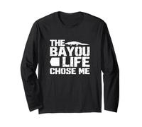 The Bayou Life hat Mich ausgewählt Lustiger Alligator Hunting Gator Hunter Langarmshirt