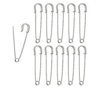 The Bead Shop Kilt Pins | Große Sicherheitsnadeln 64 mm (10er-Pack) Hochbelastbare Gummituchstifte