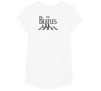 The Beatles - Abbey Road Graustufenalbum Cover T-Shirt Schwarz Unisex Erwachsene Beatles Fans Alle Altersgruppen Unisex Kurzarm Crew Neck T-Shirt S
