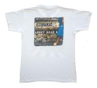 The Beatles Abbey Road Men's Short Sleeve Shirt Gr. Large, Weiß - Weiß