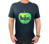 The Beatles Apple Männer T-Shirt schwarz L 100% Baumwolle Band-Merch, Bands