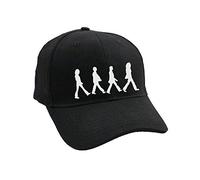 The Beatles Baseball Cap Abbey Road Chrome Silhouettes offiziell Schwarz One Size