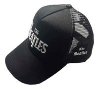The Beatles Baseball Cap Drop T Band Logo and Apple Nue offiziell Schwarz One Size
