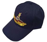 The Beatles Baseball Cap Yellow Submarine Band Logo offiziell Navy Blau One Size