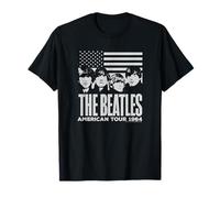 The Beatles - Beatles American Tour 1969 Gruppe mit Flagge T-Shirt