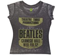 The Beatles Carnegie Hall Charcoal Grey L Damen T-Shirt