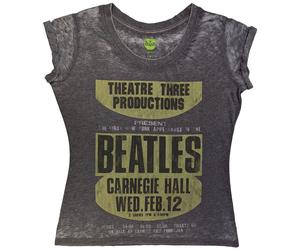The Beatles Carnegie Hall Charcoal Grey S Damen T-Shirt