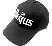 Beatles White Drop T Logo BL Baseball Cap
