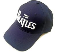 The Beatles 'Drop T Logo' (Blau) Baseball Kappe