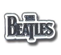 The Beatles Drop T Logo offiziell Nue Chrome Metal Pin Badge