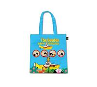 The Beatles Einkaufstasche Yellow Submarine portholes offiziell Blau eco 38cm x One Size
