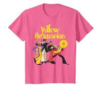 The Beatles Gelbes U-Boot-Armband T-Shirt, Kinder, Rosa Meliert, 128
