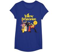 The Beatles Gelbes U-Boot-Armband T-Shirt, Mädchen, Königsblau, S