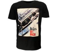 The Beatles Get Back Offizielles Band-T-Shirt - Offizielles Merchandise S Schwarz