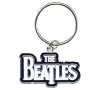 The Beatles Keychain Drop T Logo Weiß Nue offiziell One Size