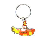 The Beatles Schlüsselring Keychain Yellow Submarine offiziell Nue Silber