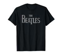 The Beatles - Schwarzes Klassisches T-Shirt mit Cartoon-Motiv: Offizielles Lizenzprodukt, Kurzarm, Herren, S