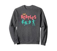 The Beatles - Silhouetten Sweatshirt, Unisex für Erwachsene, Anthrazit Meliert, XXL