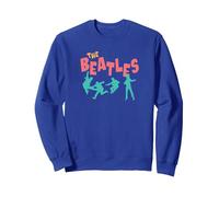 The Beatles - Silhouetten Sweatshirt, Unisex für Erwachsene, Königsblau, S