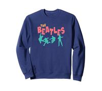 The Beatles - Silhouetten Sweatshirt, Unisex für Erwachsene, Marineblau, XL