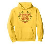 The Beatles Strawberry Fields Forever Pullover Hoodie, Unisex für Erwachsene, Gelb, L