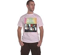 The Beatles T Shirt Get Back Album Faces Gradient Nue offiziell Herren Weiß L