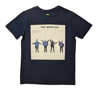 The Beatles T Shirt Help Album Cover Nue offiziell Unisex Navy Blau L