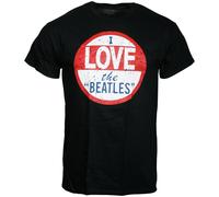 The Beatles - T-Shirt I Love The Beatles - schwarz M